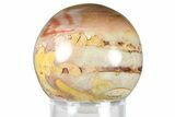 Polished Polychrome Jasper Sphere - Madagascar #376063-1